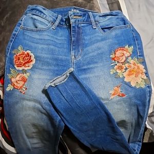 👖 embroidery nice jeans